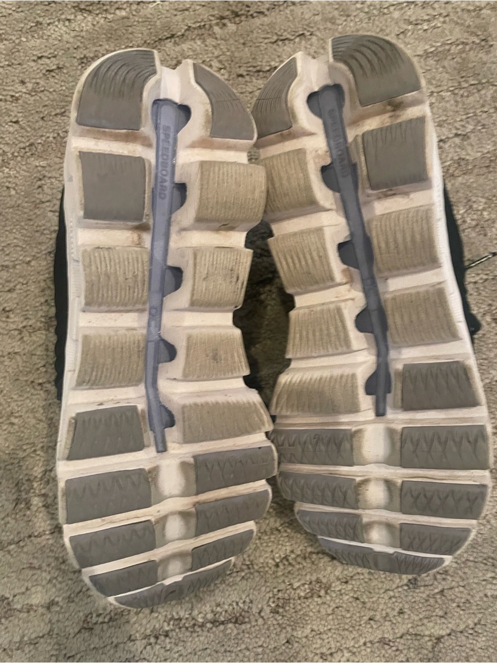 On Running Women's Black and White Running Sneakers - Picture 5 of 5